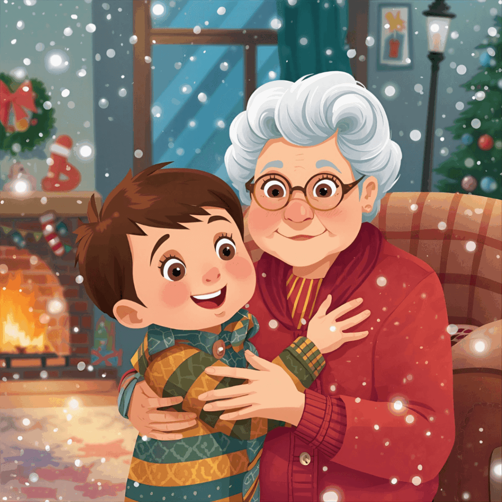 Weihnachtsgeschichte Junge mit Oma