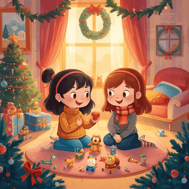 Weihnachtsgeschichte Zwei Mädchen