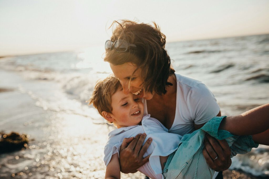Geschichten zum Einschlafen Mama und Sohn