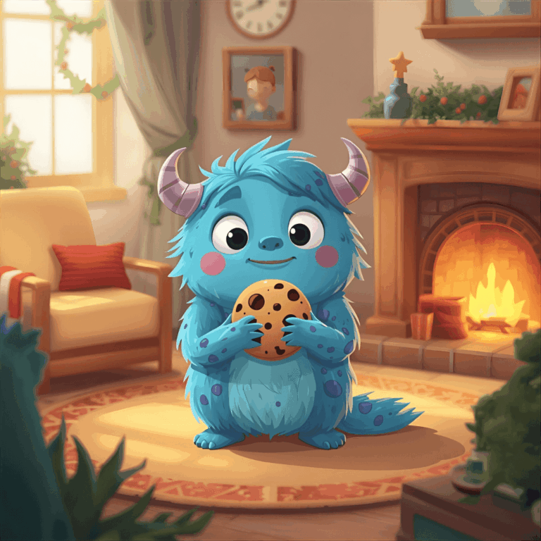 Weihnachtsgeschichte Monster und Keks