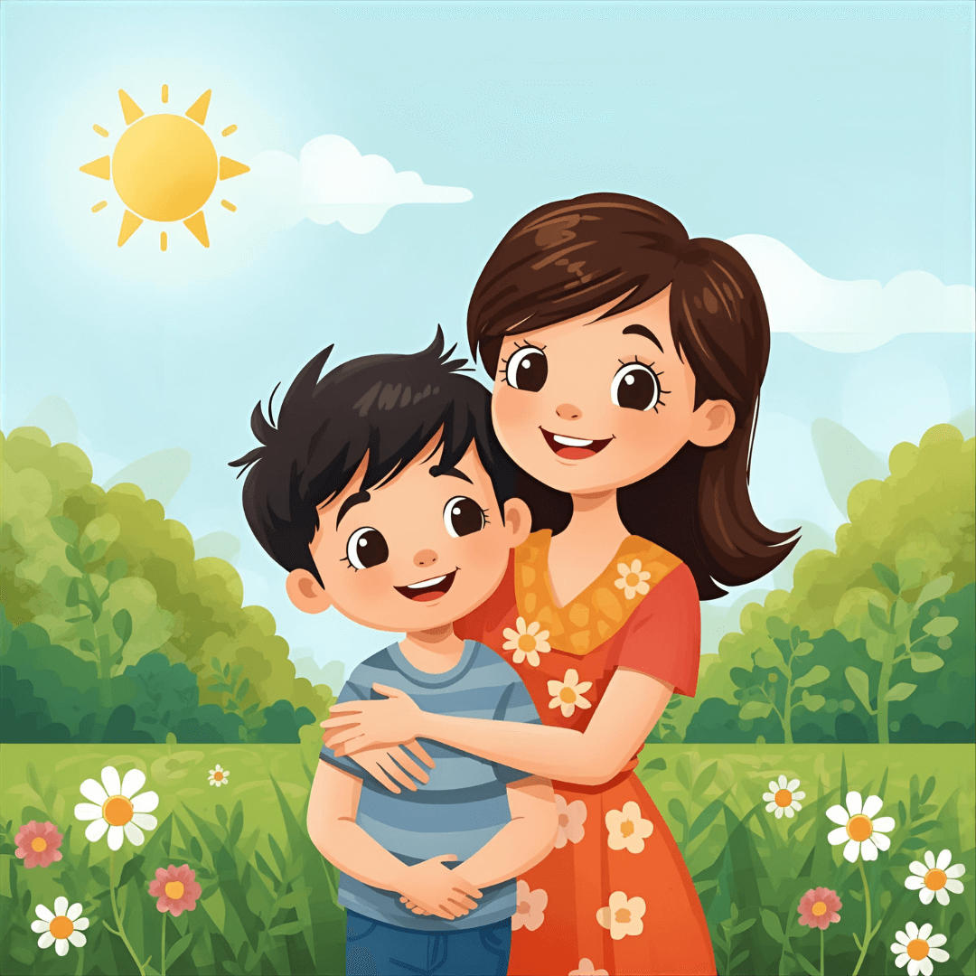 Kindergeschichte Mama und Kind