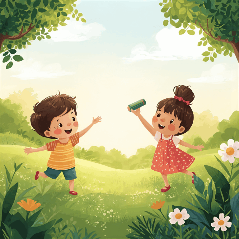 Kindergeschichte Mädchen und Junge