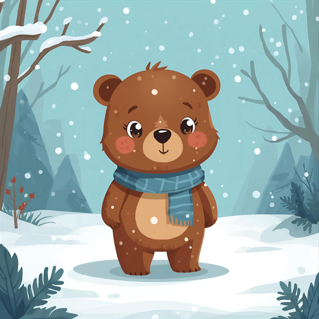 Kindergeschichte Bär im Winter