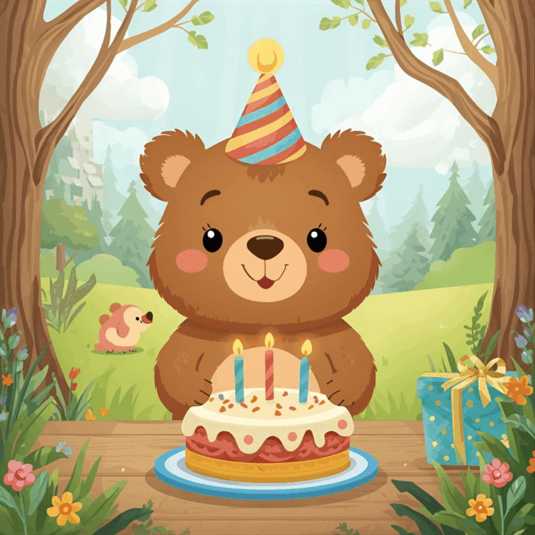 Kindergeschichte Geburtstag Bär