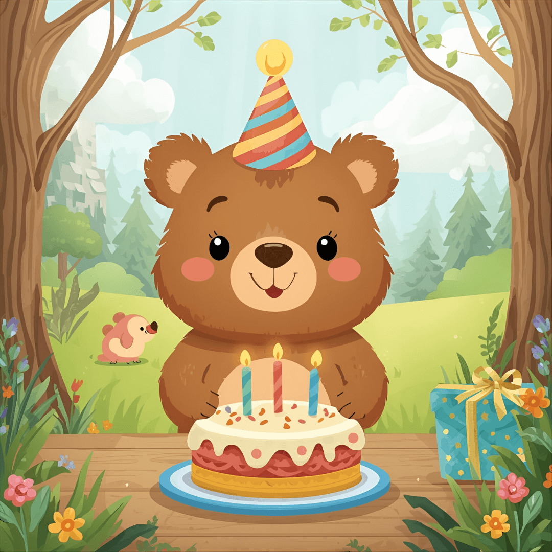 Kindergeschichte Geburtstag Bär