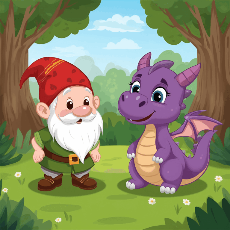 Kindergeschichte Zwerg und Drache