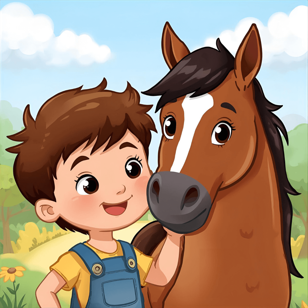 Kindergeschichte Junge und Pferd