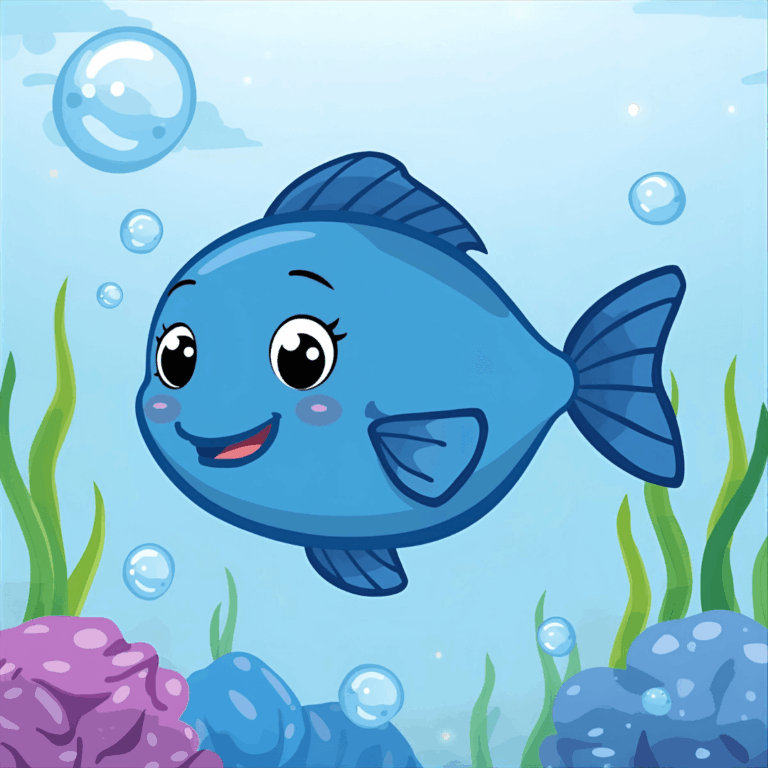 Lustige Kindergeschichte Fisch