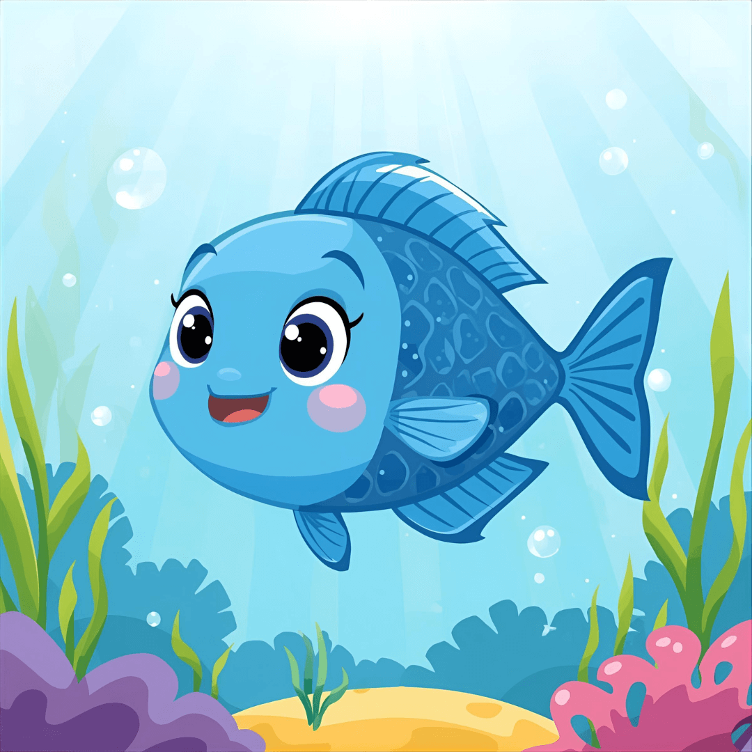 Lustige Kindergeschichte Fisch