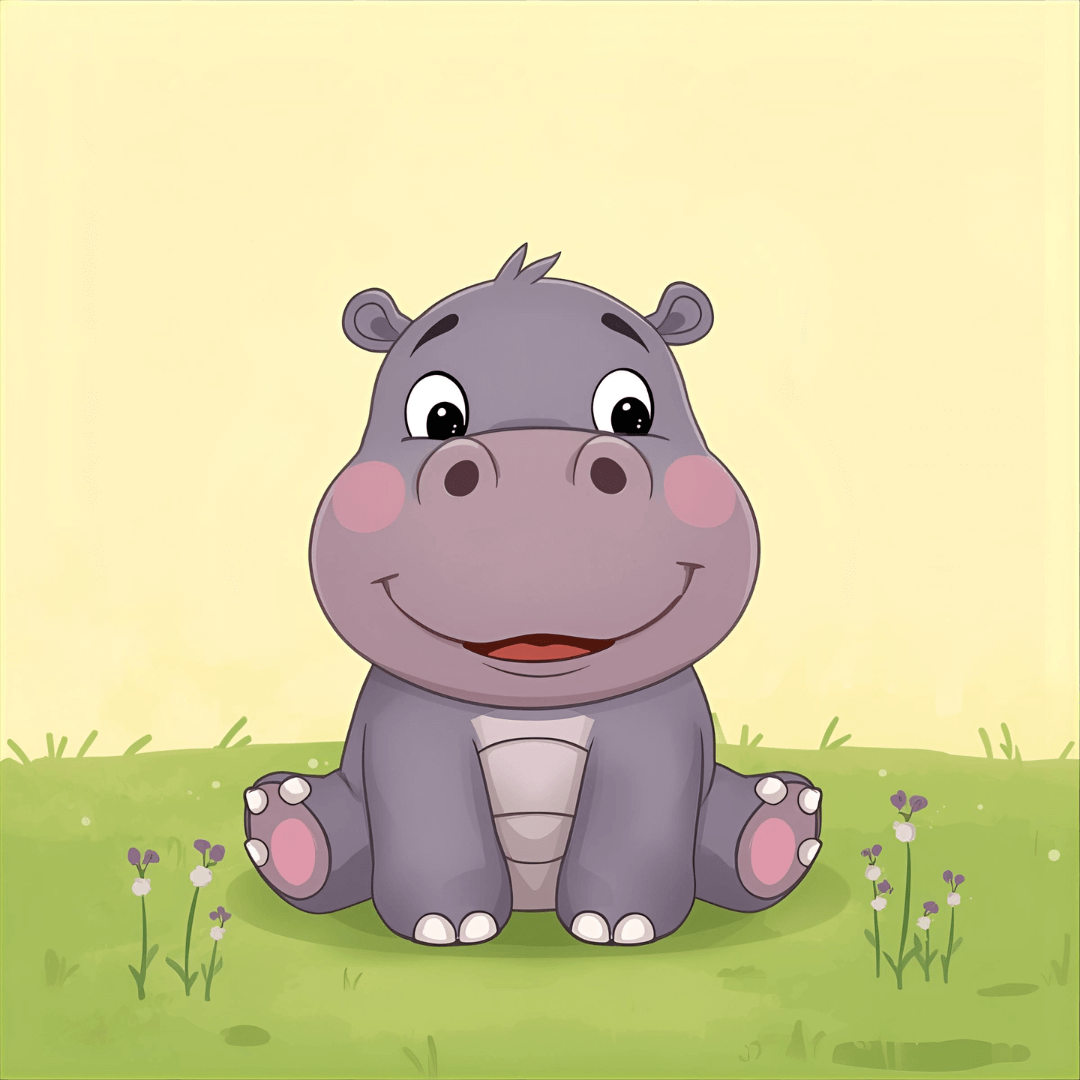 Lustige Kindergeschichte Nilpferd