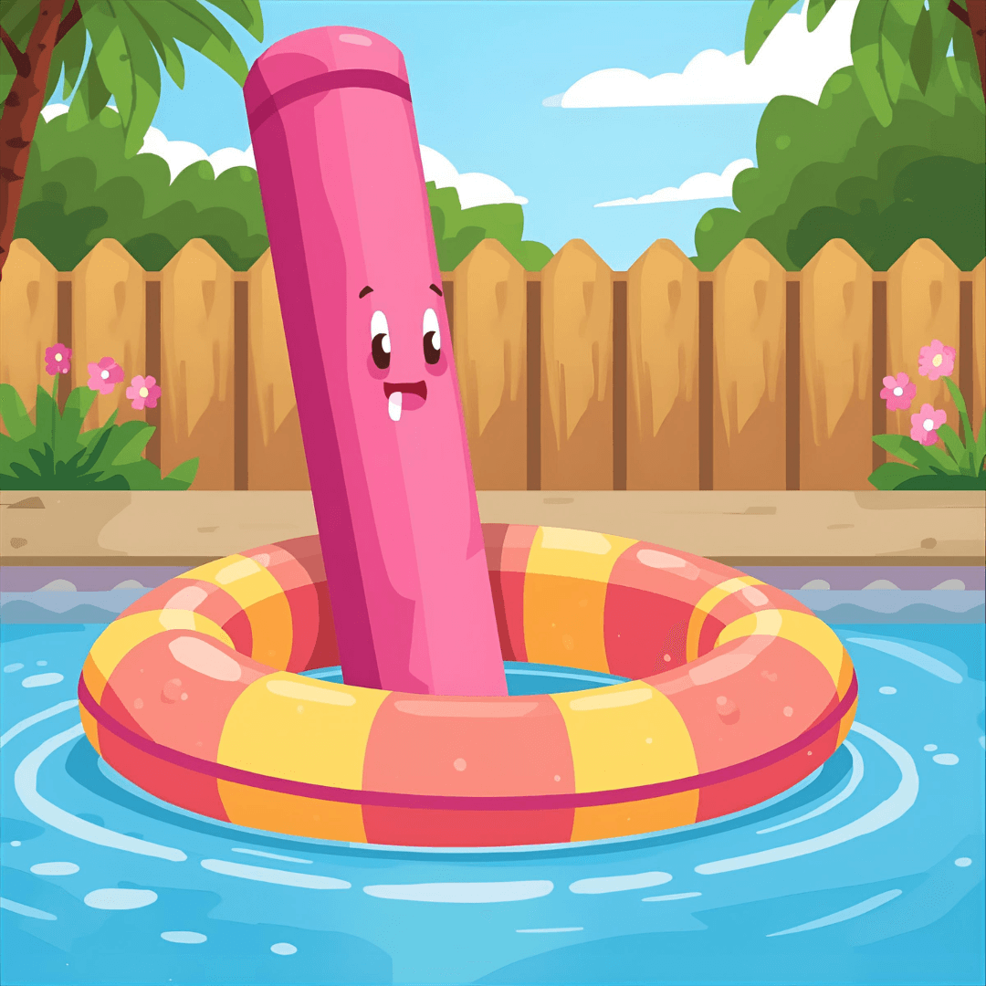 Lustige Kindergeschichte Pool Nudel