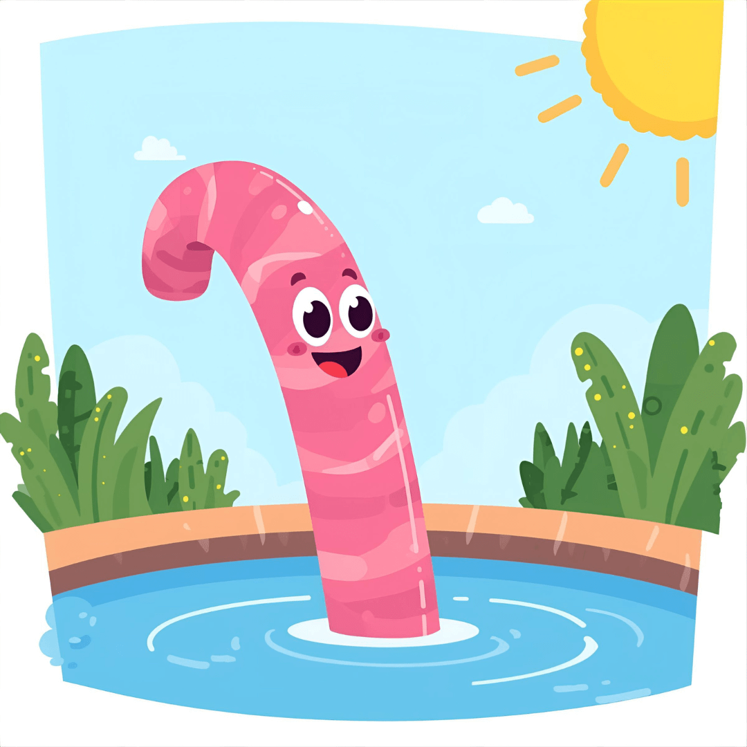 Lustige Kindergeschichte Pool Nudel