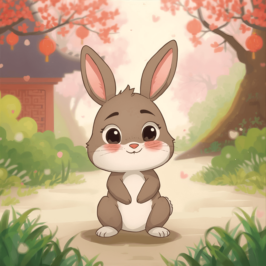 Lustige Kindergeschichte Hase in China