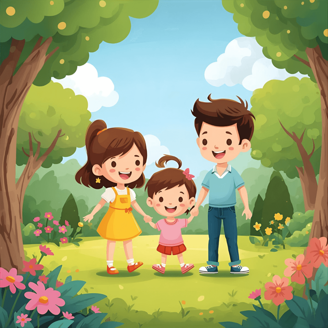 Kindergeschichte Familie  