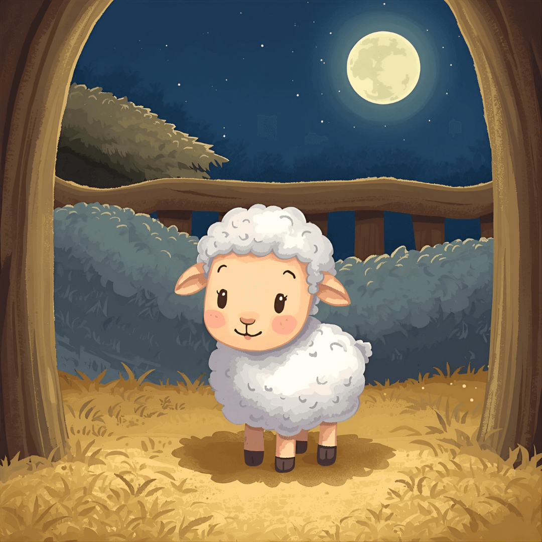 Kindergeschichte Mut Schaf bei Gewitter