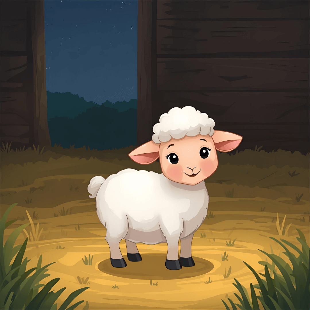 Kindergeschichte Mut Schaf bei Nacht