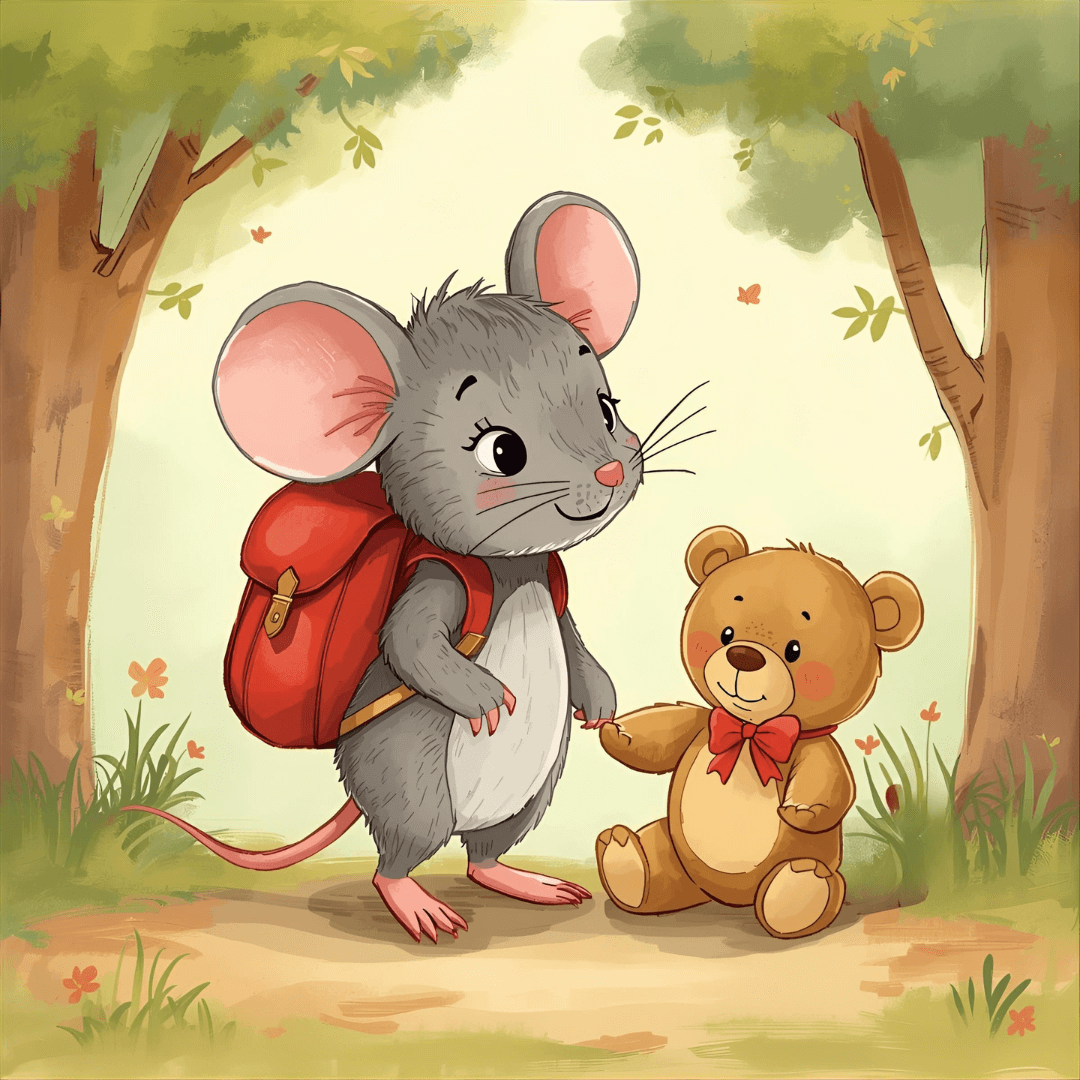 Kindergeschichte Maus und Teddy