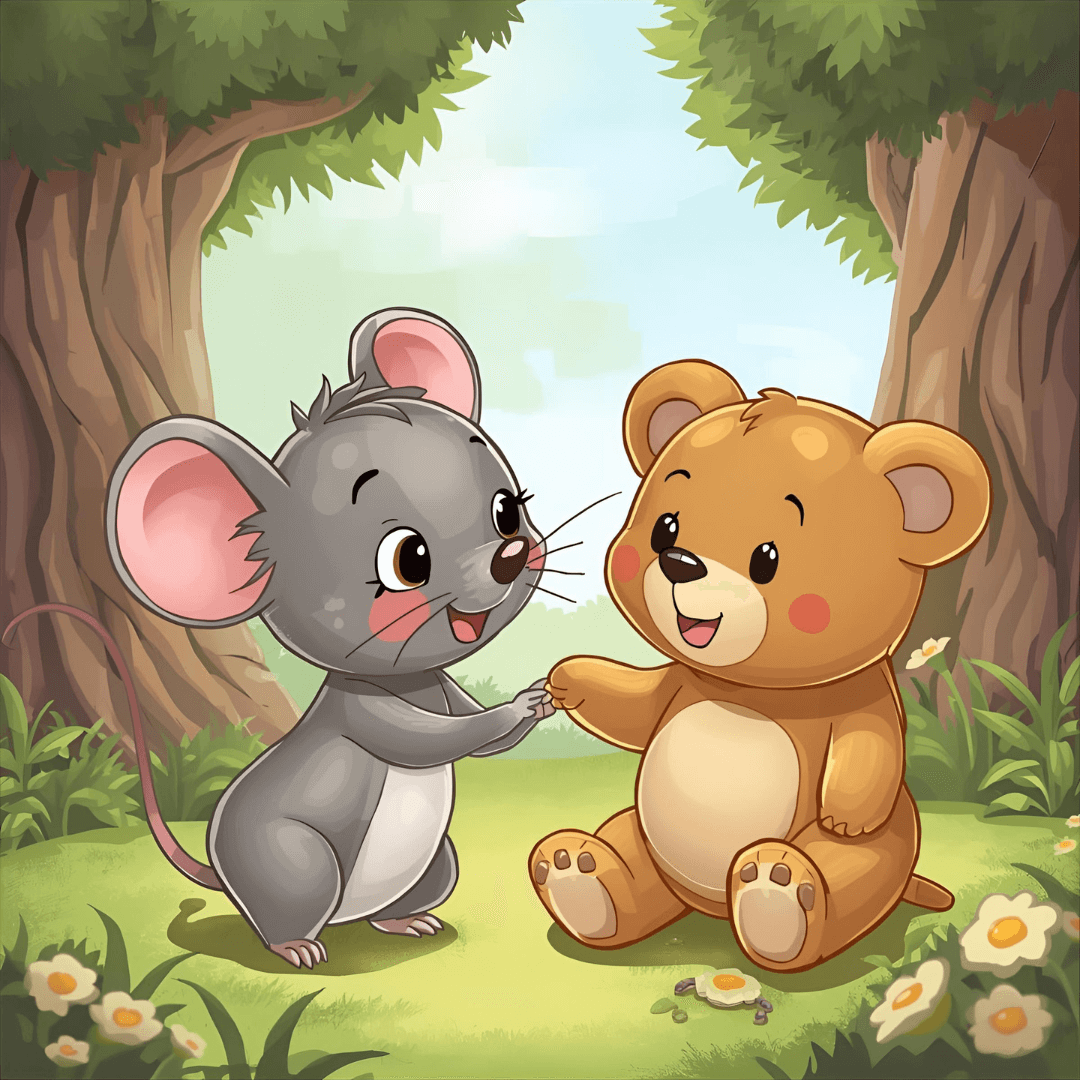Kindergeschichte Maus und Teddy