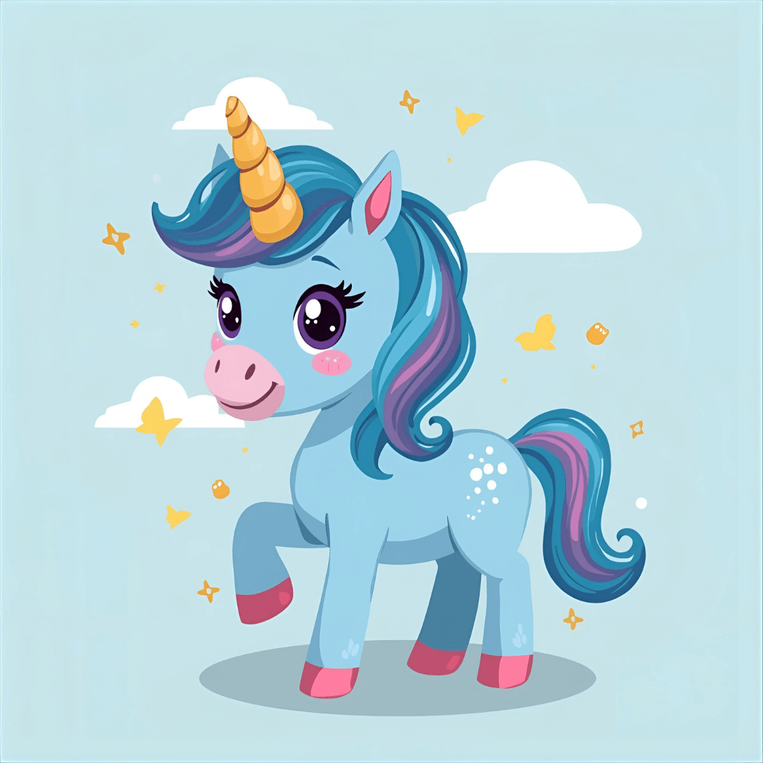 Kindergeschichte Schule Einhorn