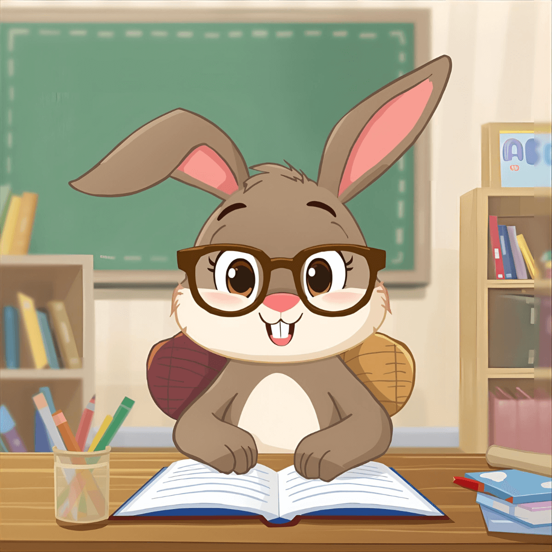 Kindergeschichte Schule Hase