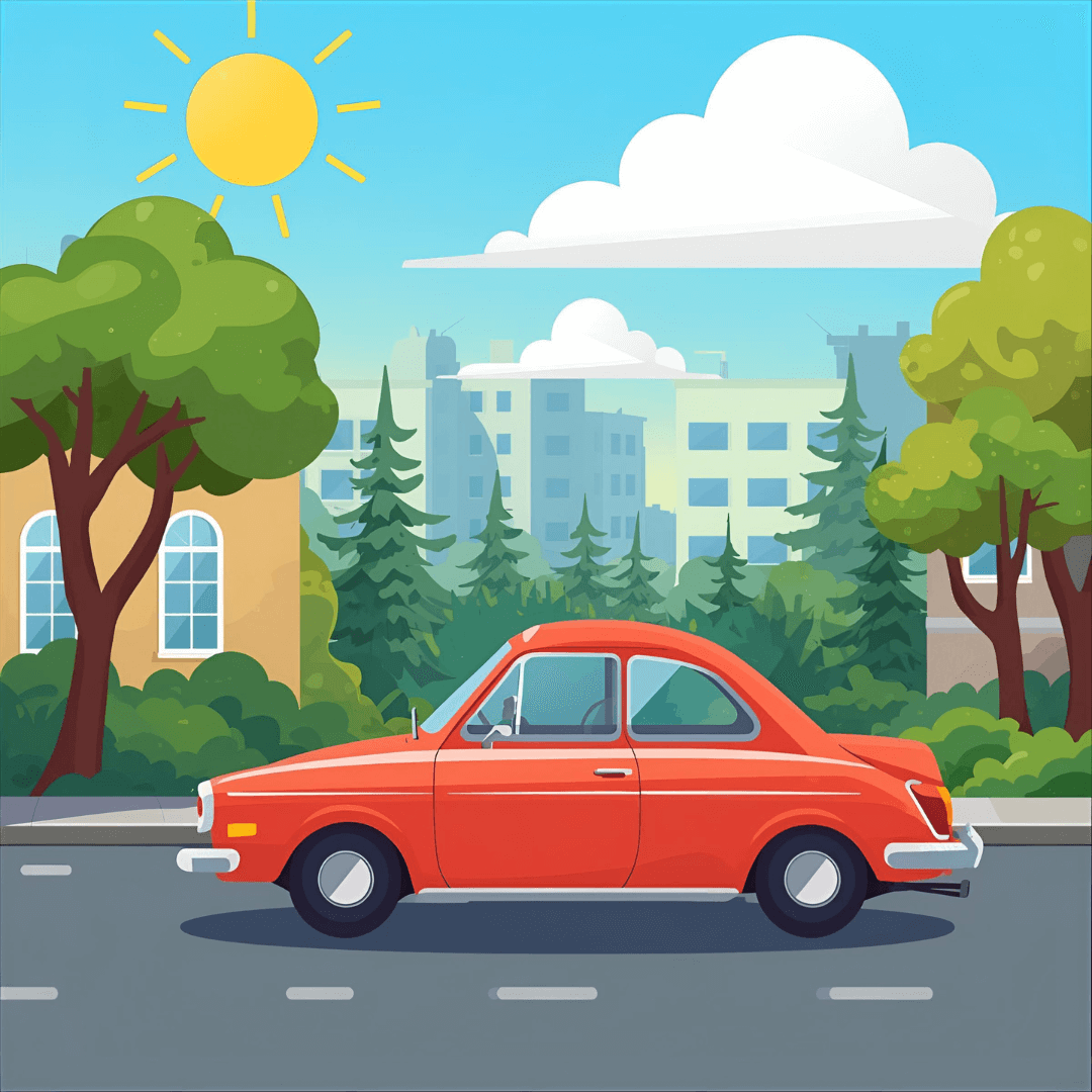 Kindergeschichte Schule Auto