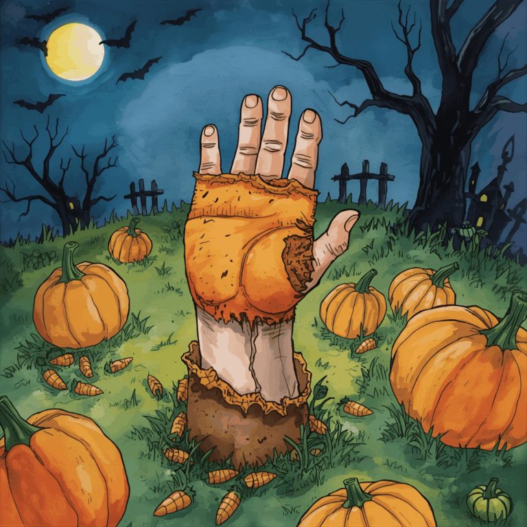 Kindergeschichte Halloween Abgehackte Hand