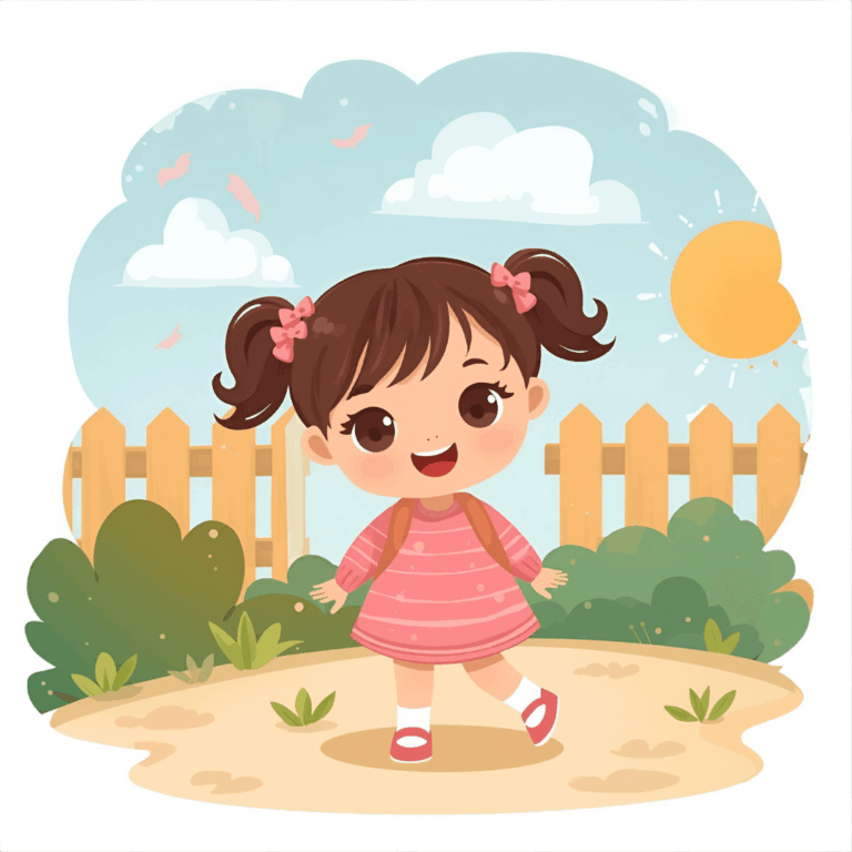 Kindergeschichte Mädchen Kindergaren