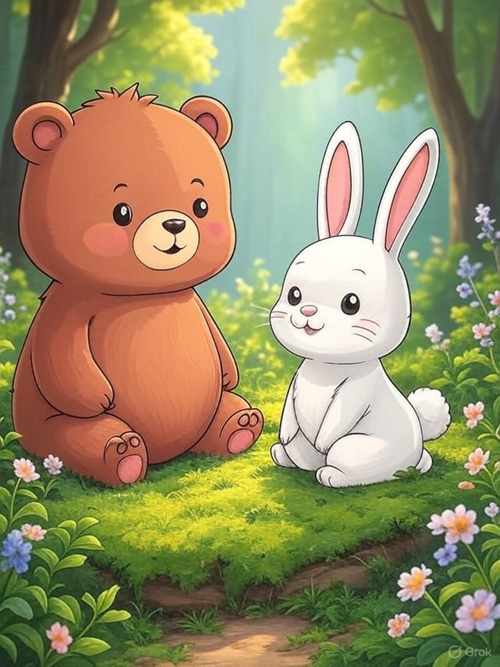 Kindergeschichte Bär und Hase