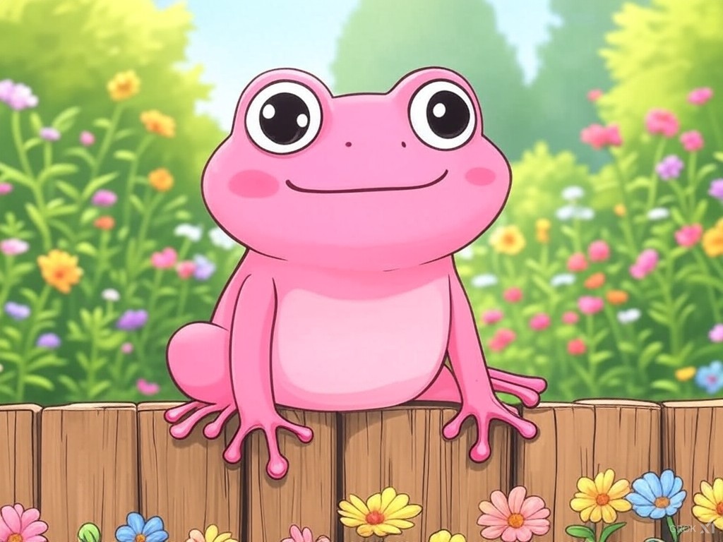 Lustige Kindergeschichte Frosch