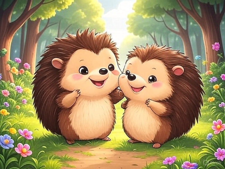 Lustige Kindergeschichte Igel