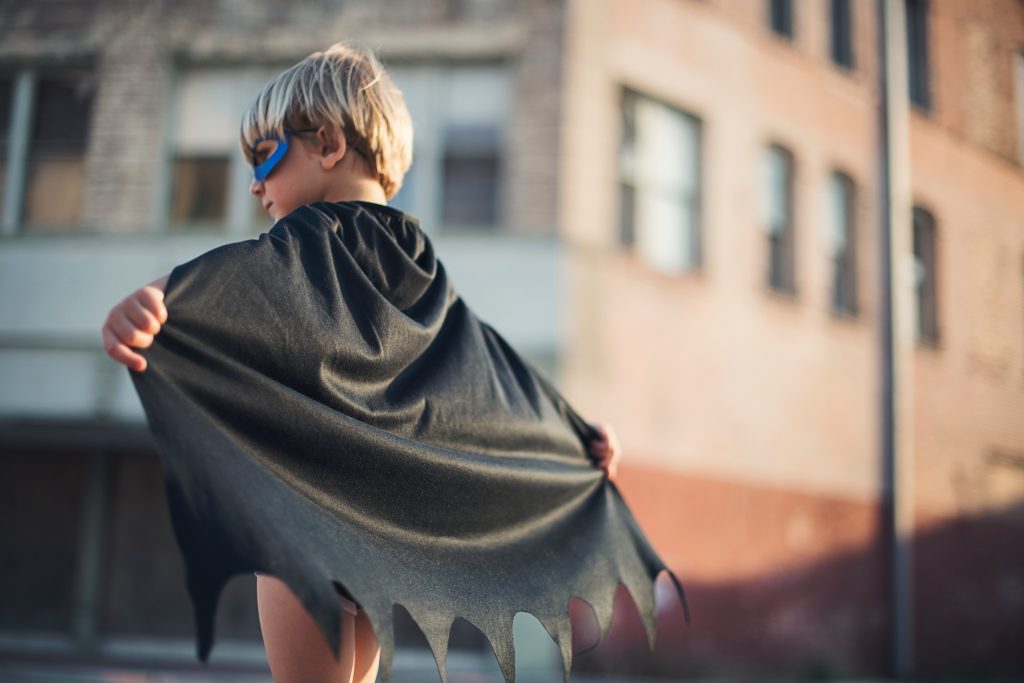 Lustige Kindergeschichte Superhelden