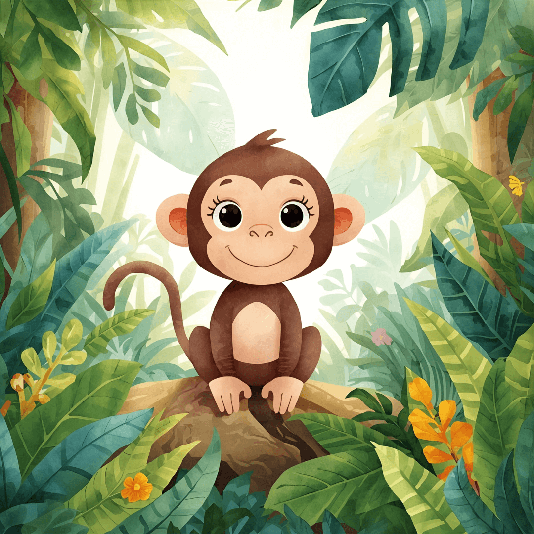 Kindergeschichte Affe