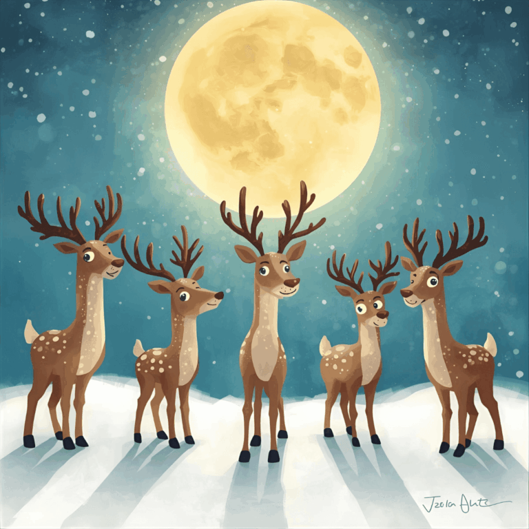 Weihnachtsgeschichte Rentiere