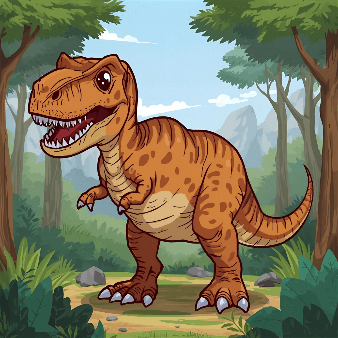 Kindergeschichte Dino Tyrannosaurus Rex