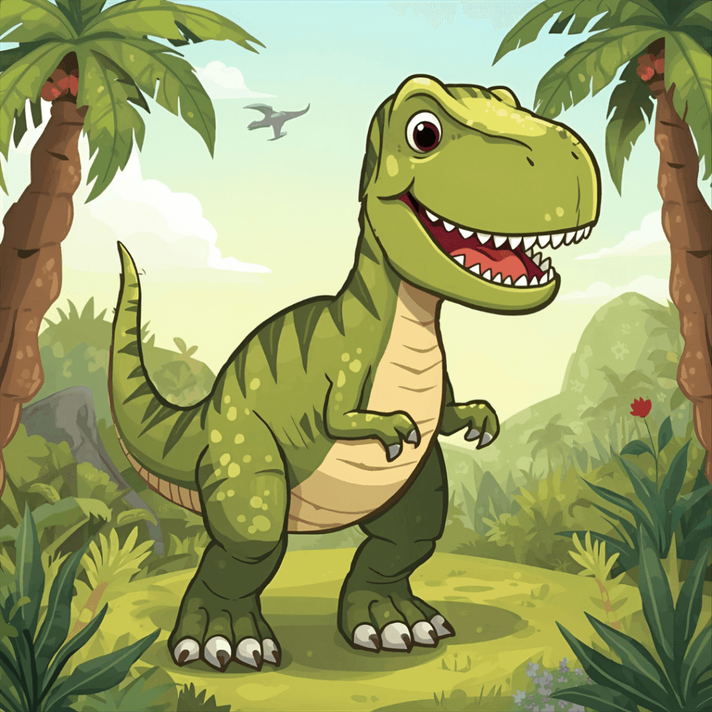 Kindergeschichte Dino Tyrannosaurus Rex