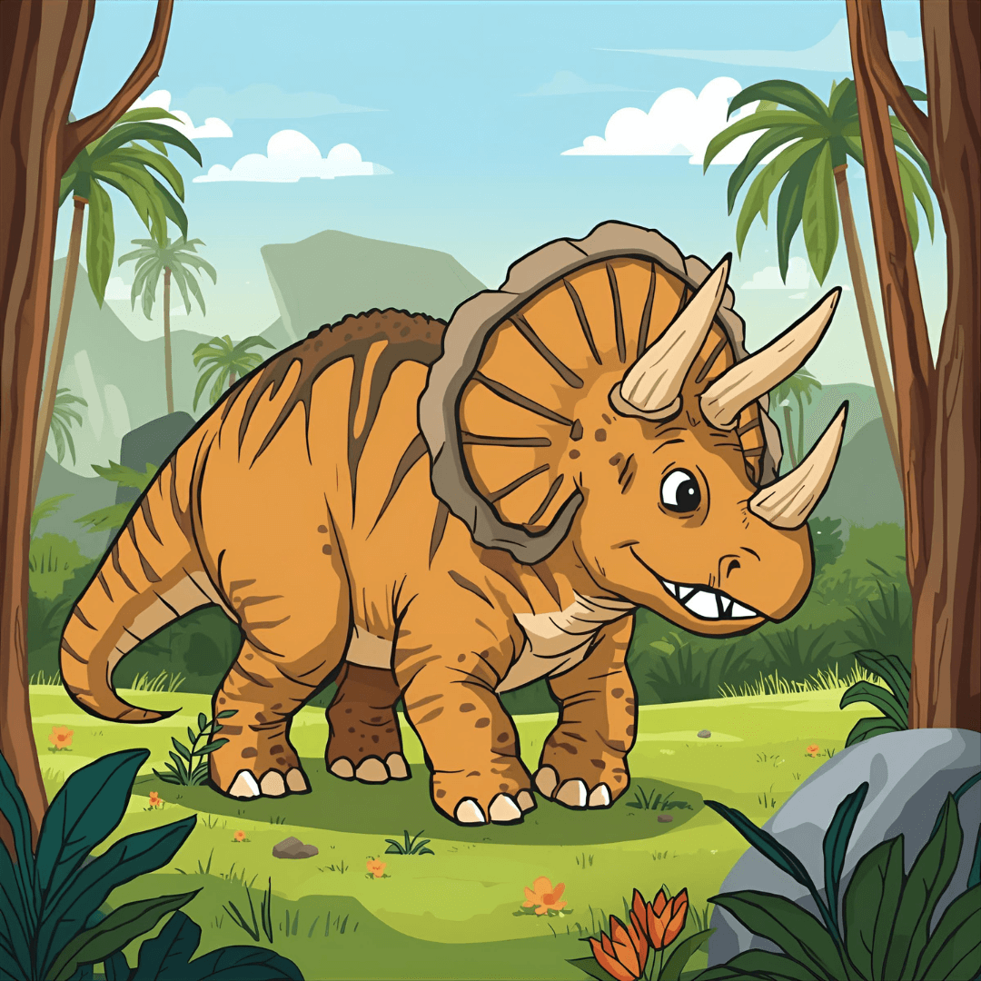 Kindergeschichte Dino Triceratops