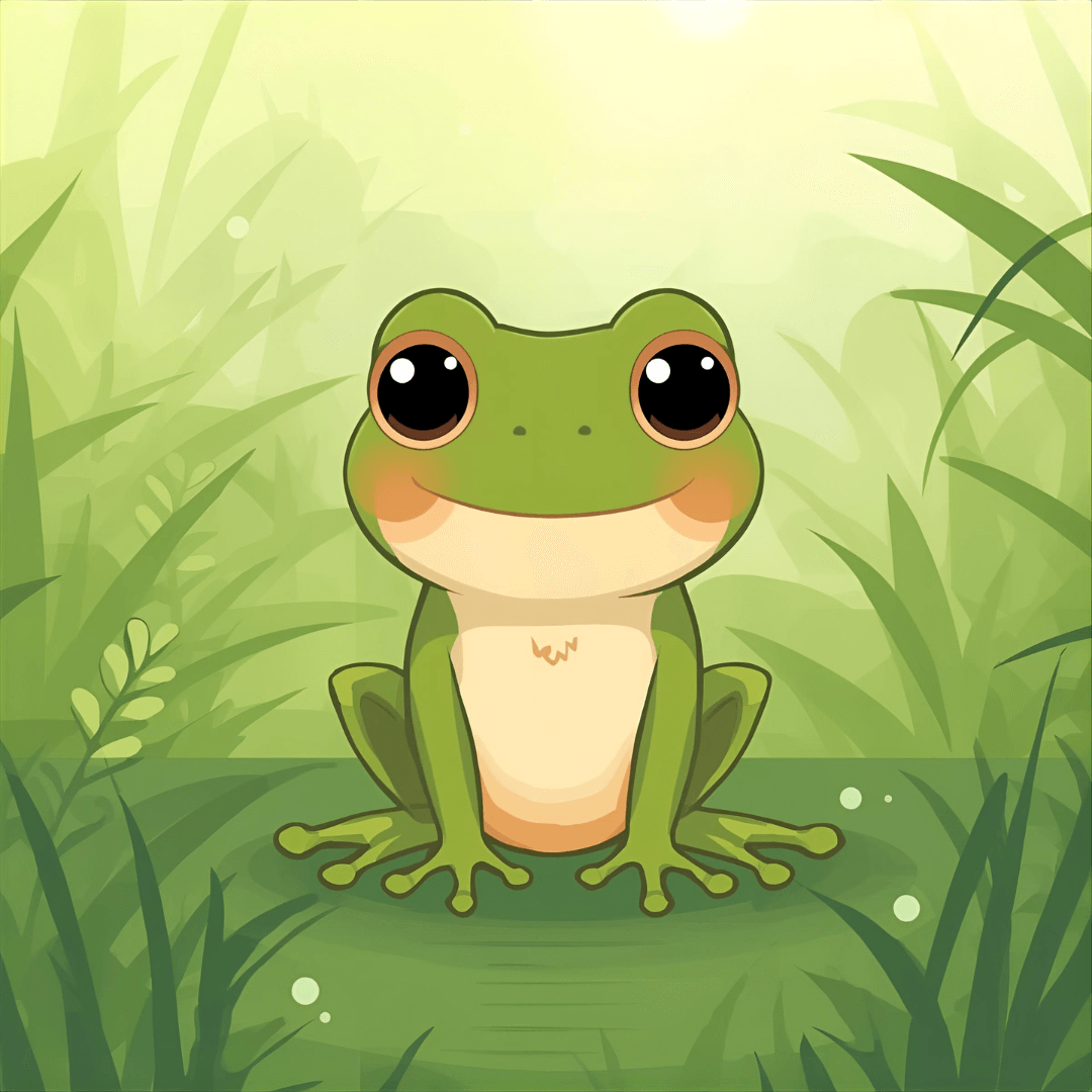 Schulgeschichte für Kinder Frosch