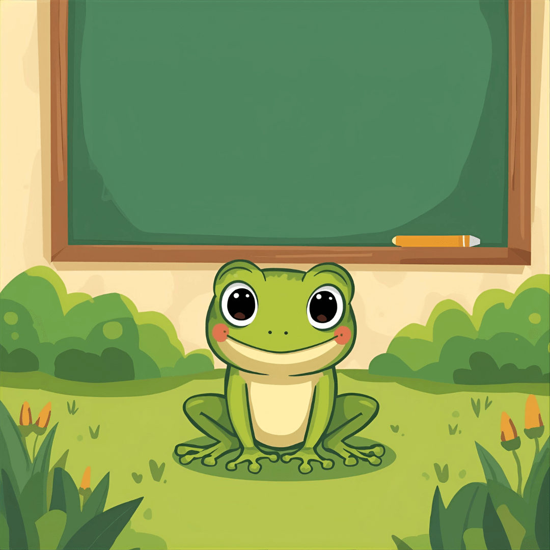 Schulgeschichte für Kinder Frosch