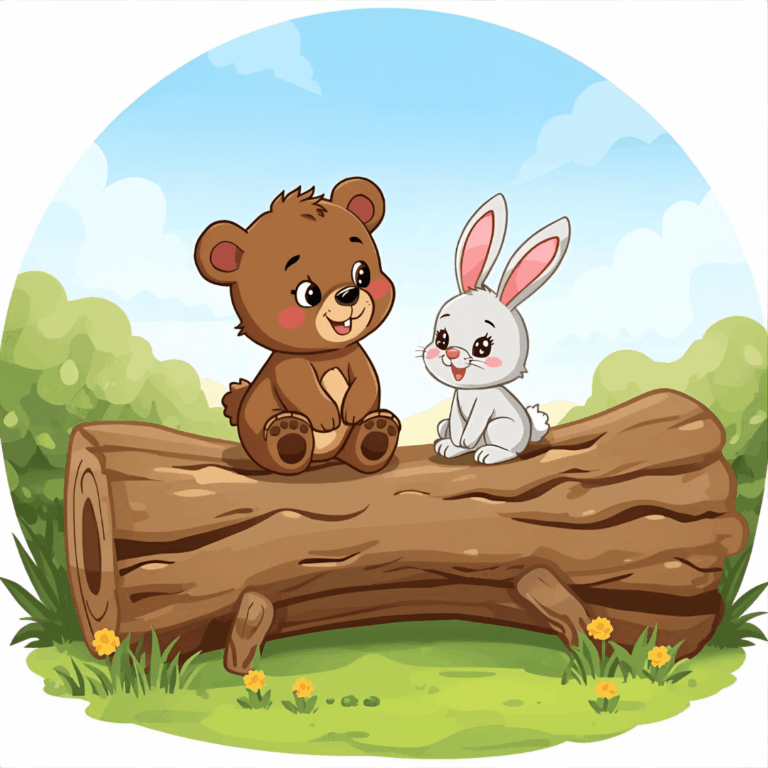 Kindergeschichte Freundschaft Bär und Hase