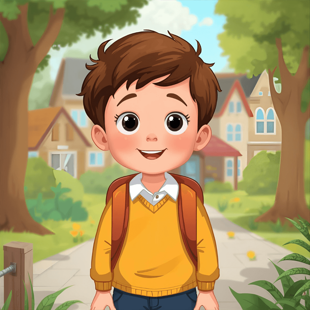 Kindergeschichte Schule Junge