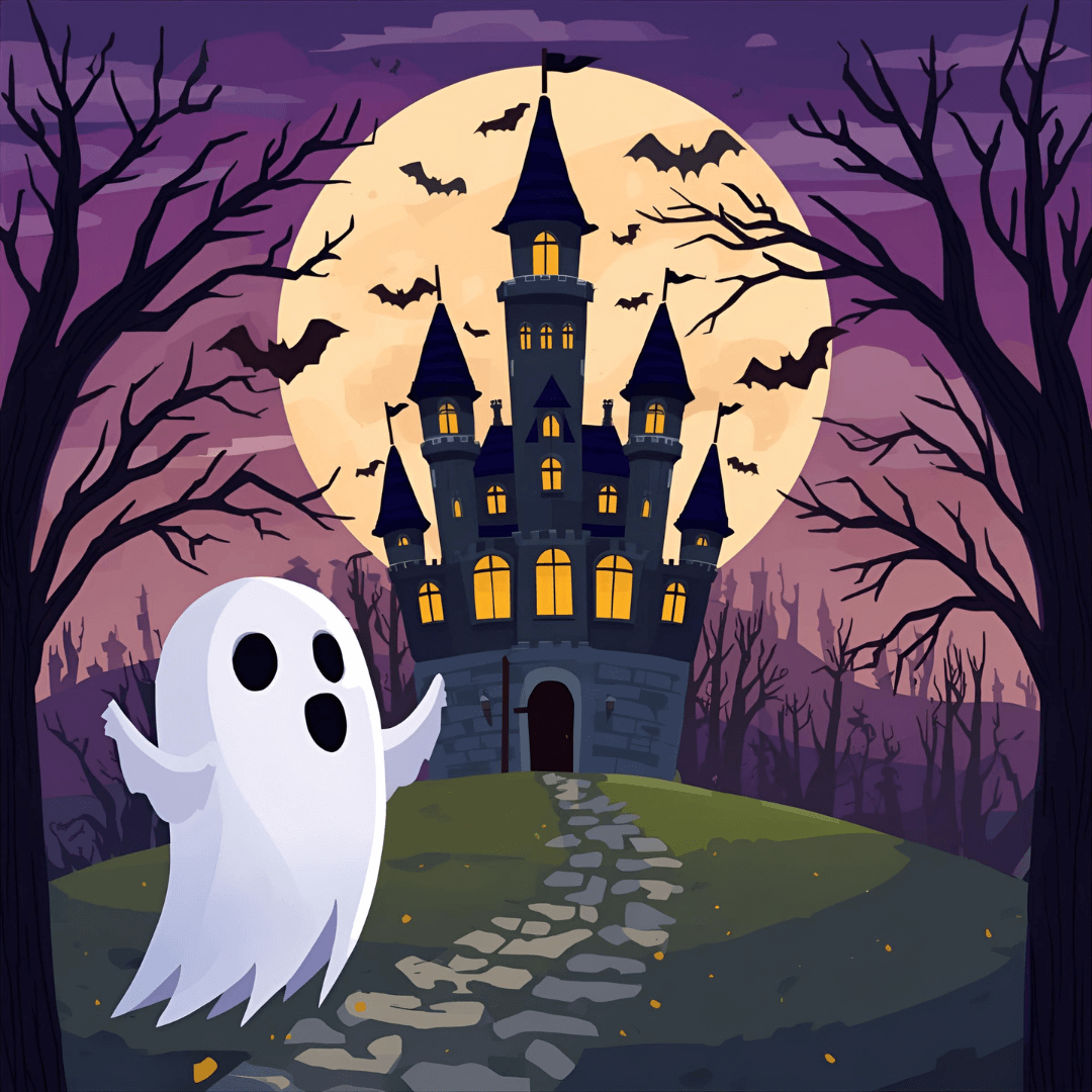 Kindergeschichte Halloween Gespenst