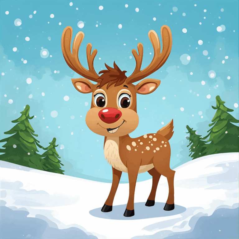 Weihnachtsgeschichte Rentier