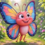 Kindergeschichte Frühling Schmetterling