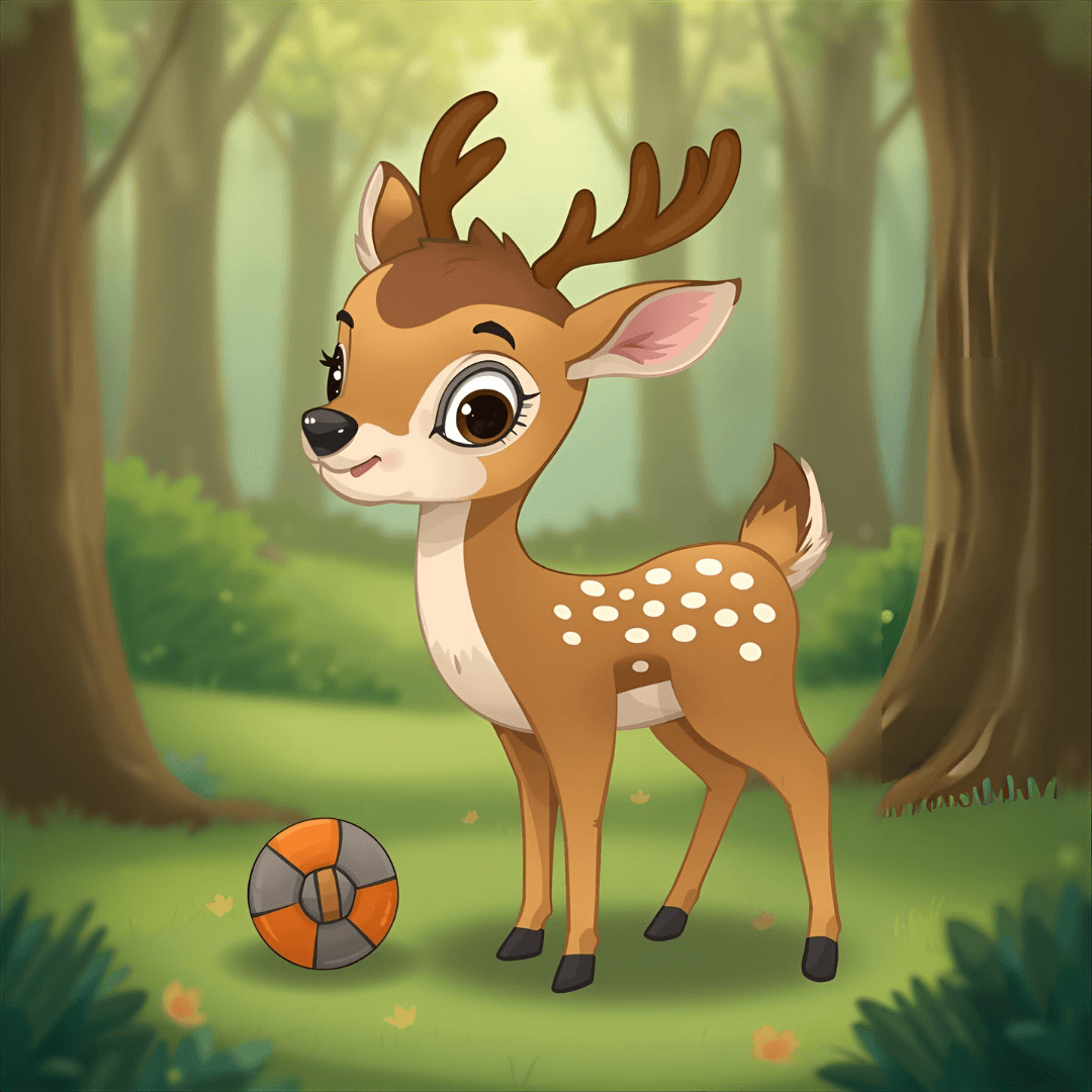 Kindergeschichte Eichhörnchen mit Ball