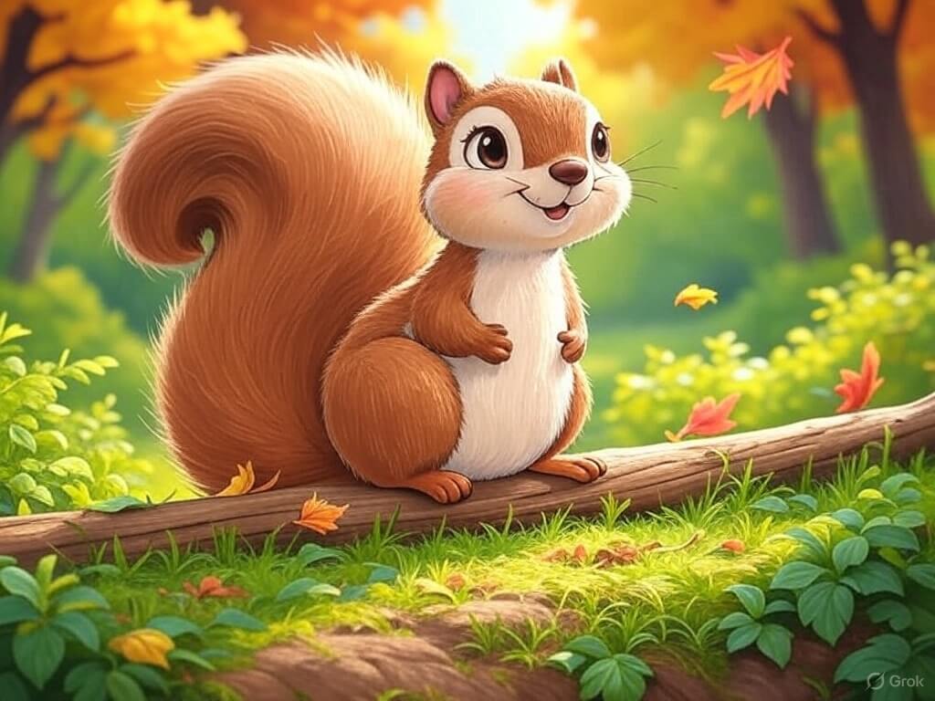 Kindergeschichte Eichhörnchen