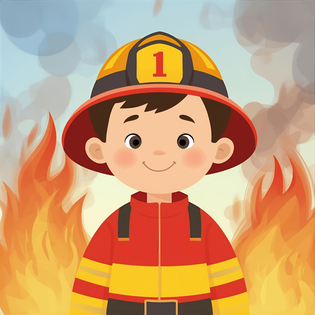 Kindergeschichte Junge und Feuerwehr