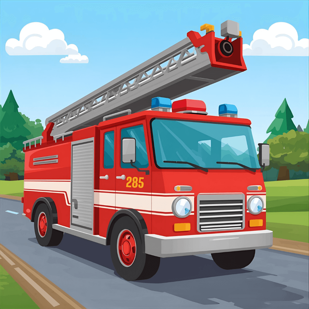 Kindergeschichte Feuerwehrauto