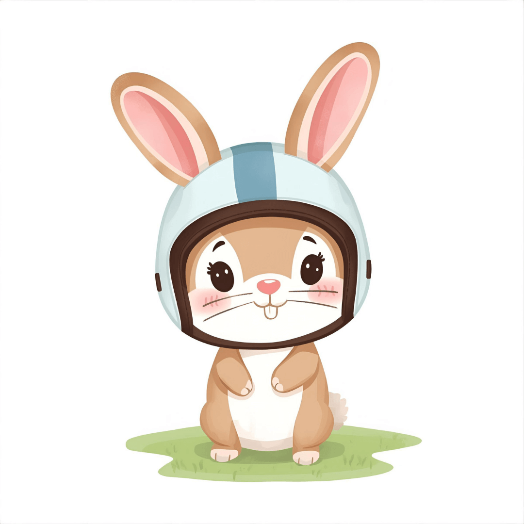 Kindergeschichte Hase mit Helm