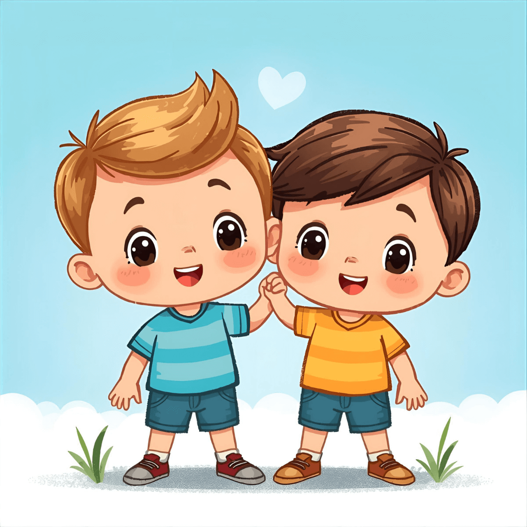 Kindergeschichte Zwei Jungs