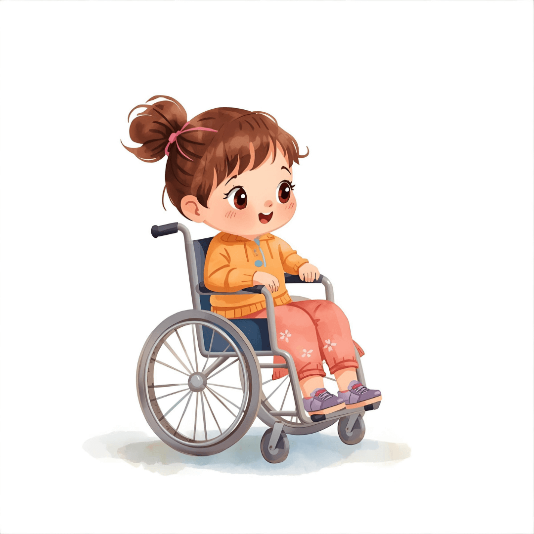 Kindergeschichte Mädchen im Rollstuhl